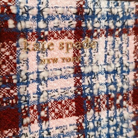 NWOT Kate Spade Tweed Shoulder Bag - Picture 2 of 14
